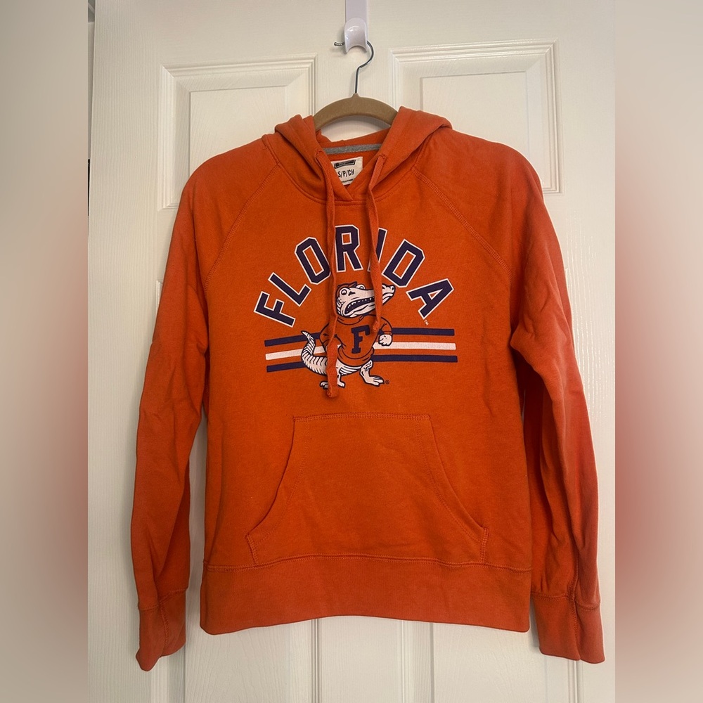 Florida Gators Orange Logo Pullover Hoodie